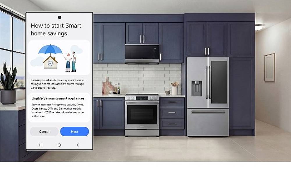 Samsung Electronics, akıllı evlerin tasarruf etmesini sağlamaya y&ouml;nelik Hartford Steam Boiler (HSB) ile iş birliği yaptı