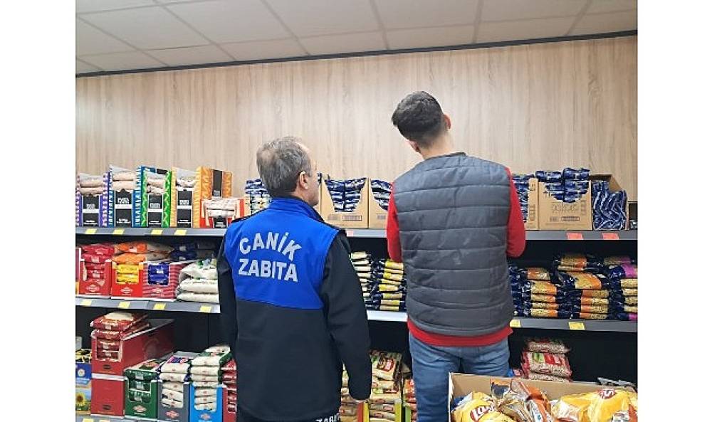 Canik Zabıtasından Sıkı Denetim 