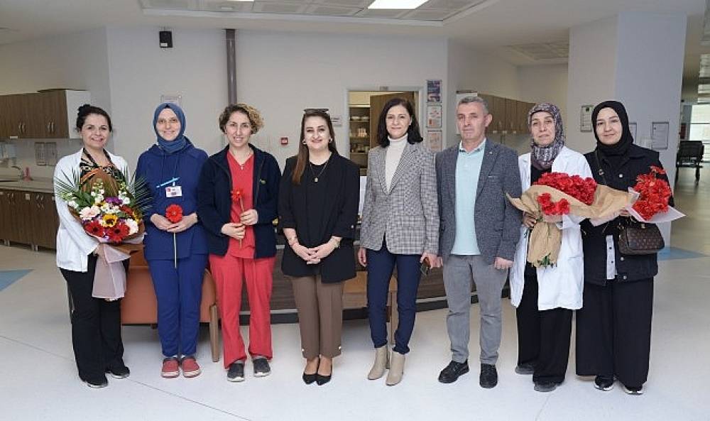 Sağlık &Ccedil;alışanlarına 14 Mart Ziyareti