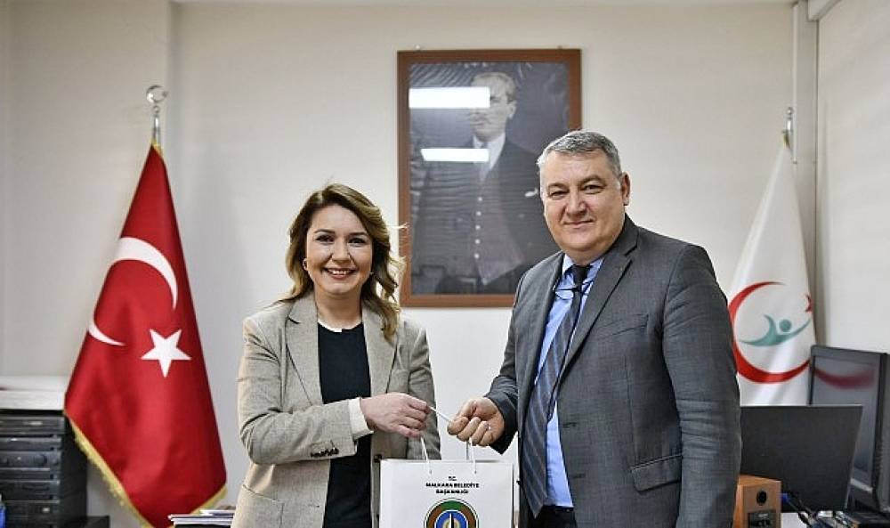 Belediye Başkanı Nergiz Karaağa&ccedil;lı &Ouml;zt&uuml;rk'ten 14 Mart Tıp Bayramı Ziyareti