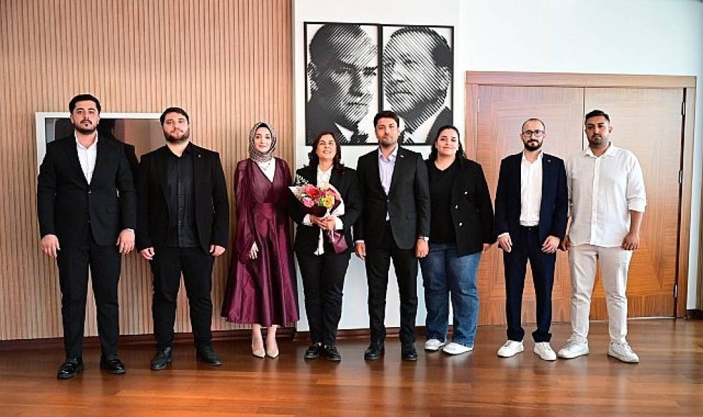 Başkan &Ccedil;er&ccedil;ioğlu'na T&uuml;rkiye Gen&ccedil;lik Vakfı Aydın İl Temsilciliği'nden Ziyaret