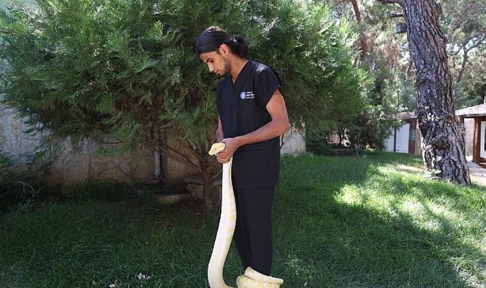  Doğal Yaşam Parkı'nda d&uuml;nya yılan g&uuml;n&uuml; etkinliği