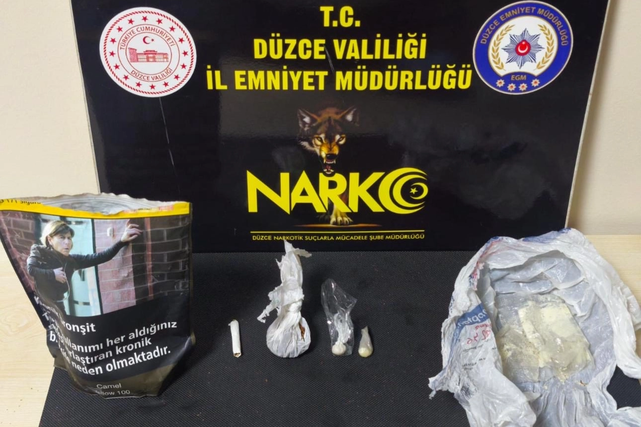 Düzce'de Uyuşturucu Operasyonu: Şüpheli Tutuklandı