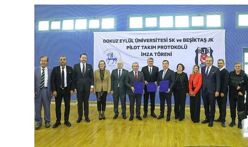 DE&Uuml; ile Beşiktaş Arasında İş Birliği ve Pilot Takım Protokol&uuml; İmzalandı