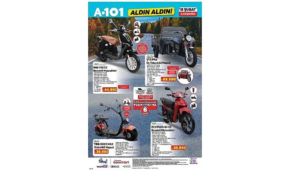 18 Şubat'ta A101'de Mobilite &Uuml;r&uuml;nleri &Ouml;ne &Ccedil;ıkıyor