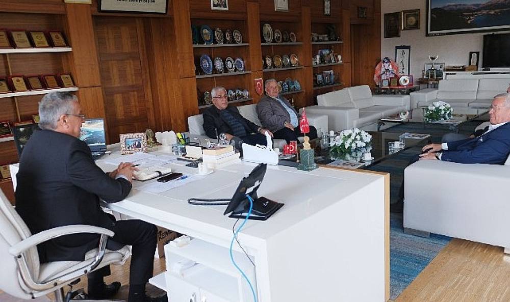 Tıraş'tan Başkan Topaloğlu'na ziyaret