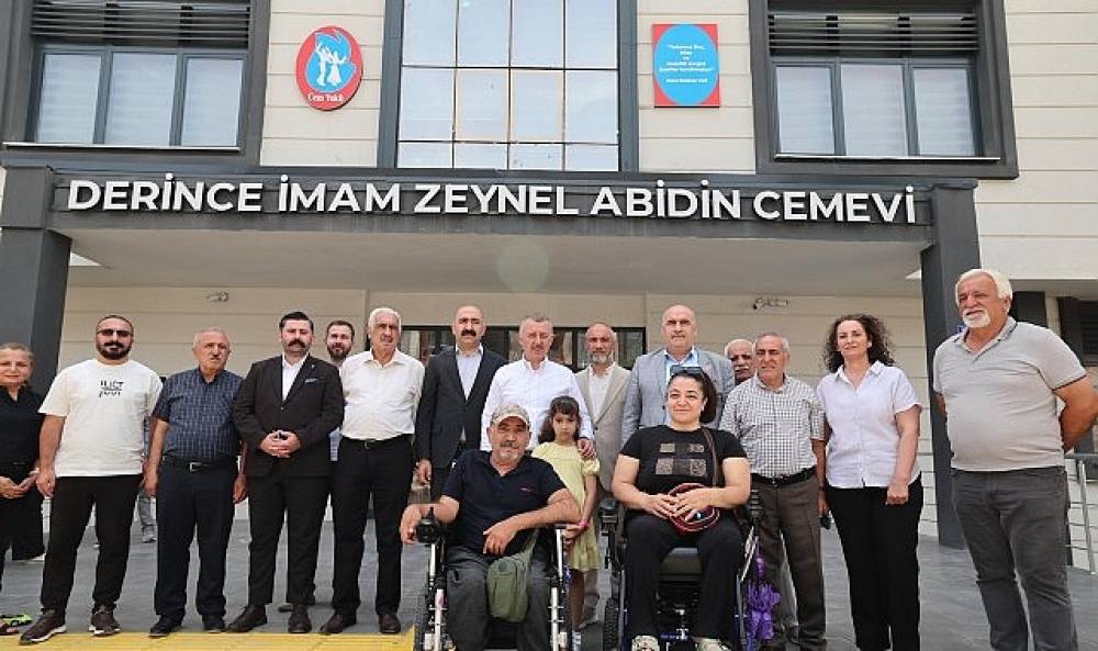 Derince'nin yeni cemevindeki son kontrolleri Başkan B&uuml;y&uuml;kakın yaptı
