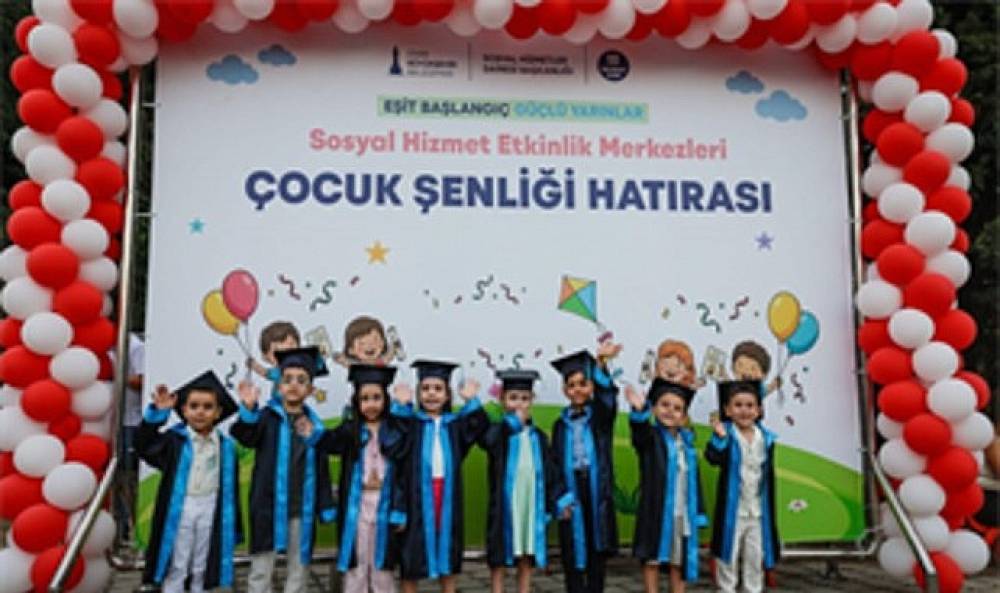 B&uuml;y&uuml;kşehir'den &ccedil;ocuklara yıl sonu şenliği 