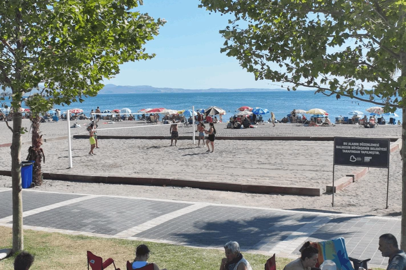 Altınkum Sahili'nde Plaj Voleyboluna Yenilik