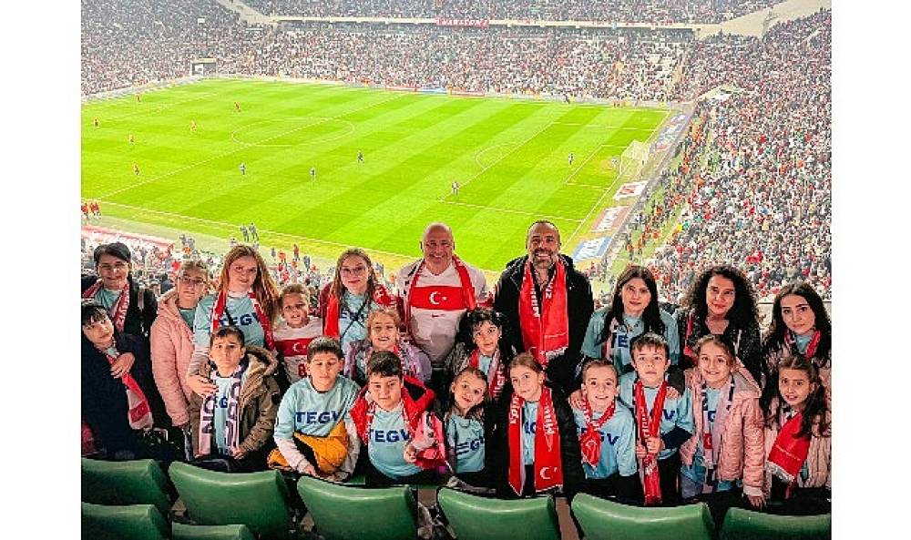 Türkiye Eğitim Gönüllüleri Vakfı (TEGV) ve Prometeon Türkiye, çocukları milli maç heyecanında buluşturdu