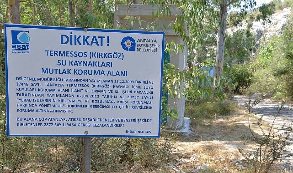 ASAT'tan Kırkg&ouml;z su kaynaklarına kararlı koruma