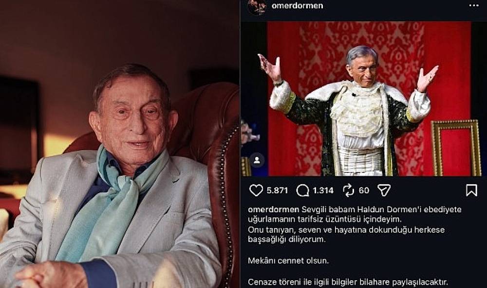 T&uuml;rk Tiyatrosunun Usta İsmi Haldun Dormen Hayatını Kaybetti