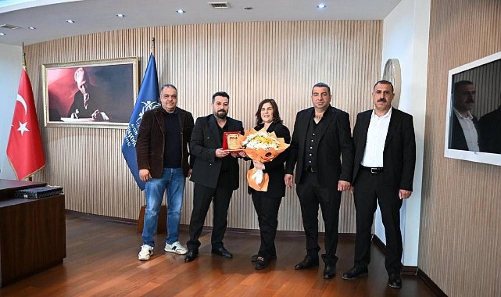 Başkan &Ccedil;er&ccedil;ioğlu'na Aydın Ağrılılar Derneği'nden Ziyaret