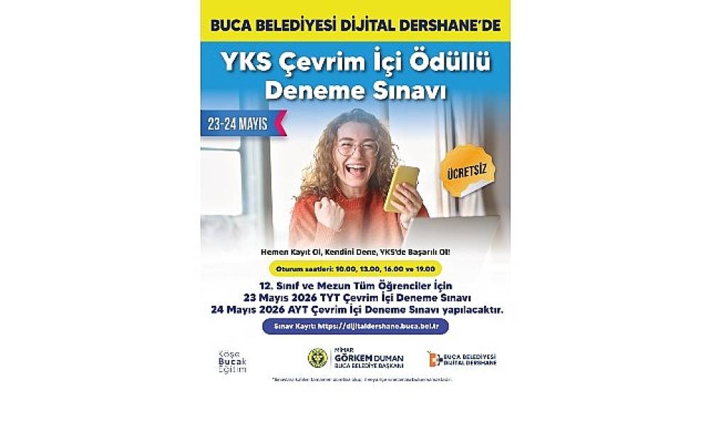  Buca Belediyesi'nden &ouml;ğrencilere &uuml;cretsiz deneme sınavı desteği