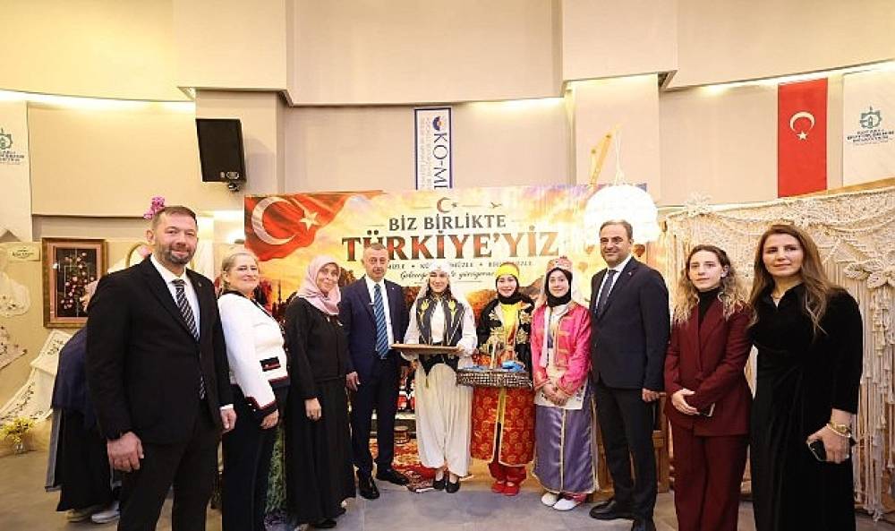 Başiskele KO-MEK sergi a&ccedil;ılışına b&uuml;y&uuml;k ilgi