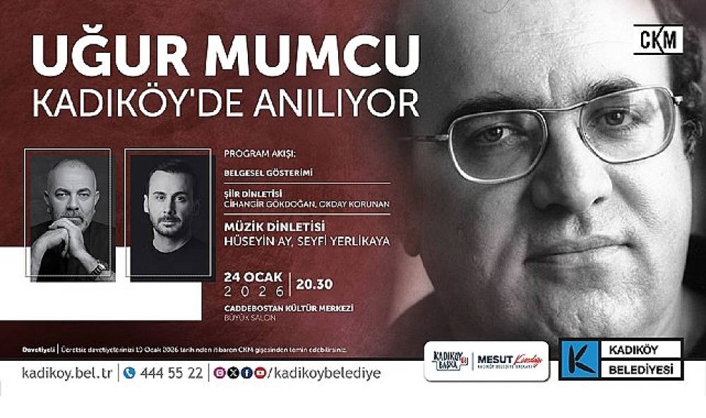 Uğur Mumcu Kadık&ouml;y'de Anılacak