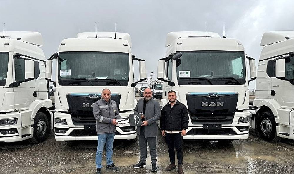 Uluslararası taahh&uuml;t şirketi Makimsan, ara&ccedil; parkını 20 adet MAN &ccedil;ekiciyle g&uuml;&ccedil;lendirdi