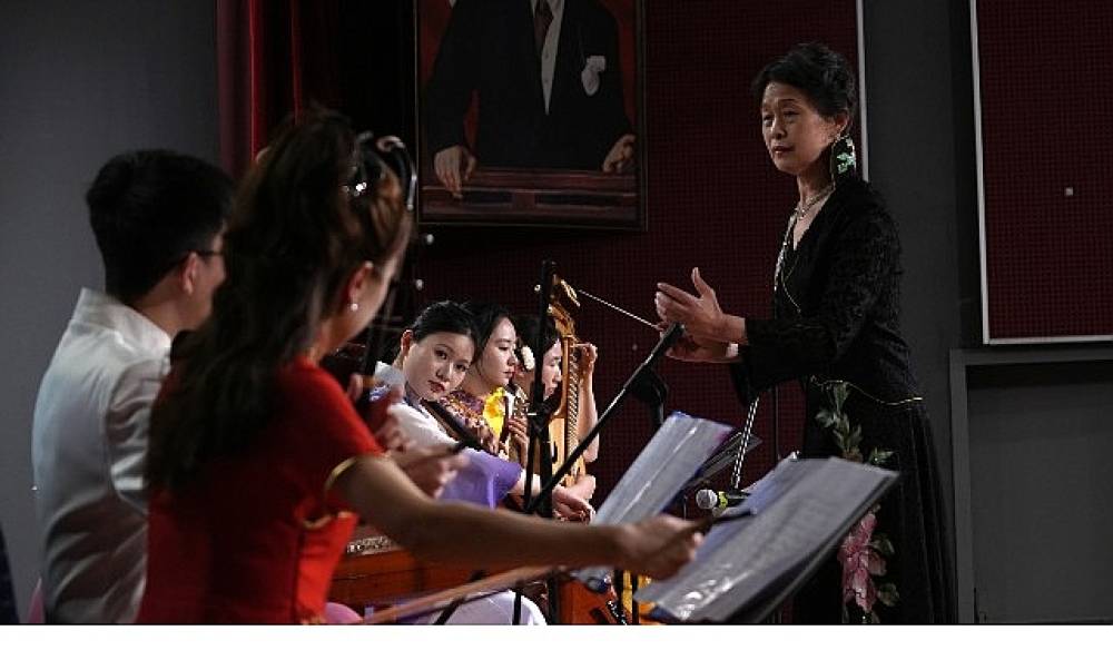 K&uuml;lt&uuml;rlerarası K&ouml;pr&uuml; Okan'da Kuruldu: Nanjing &Uuml;niversitesi Ulusal Orkestrası Sahnedeydi