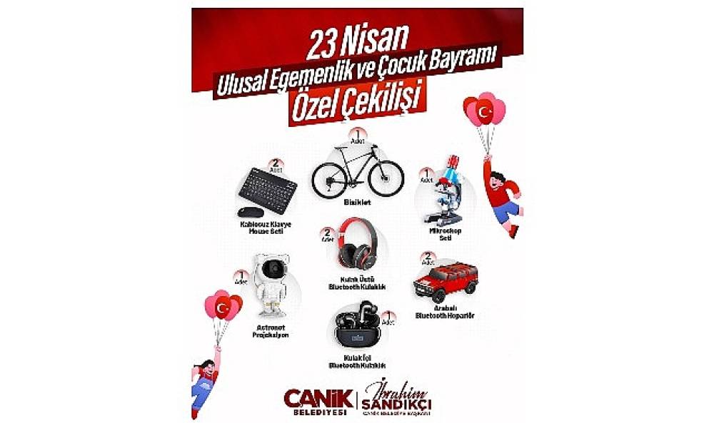 Canik Belediyesi'nden Hediye Yağmuru 