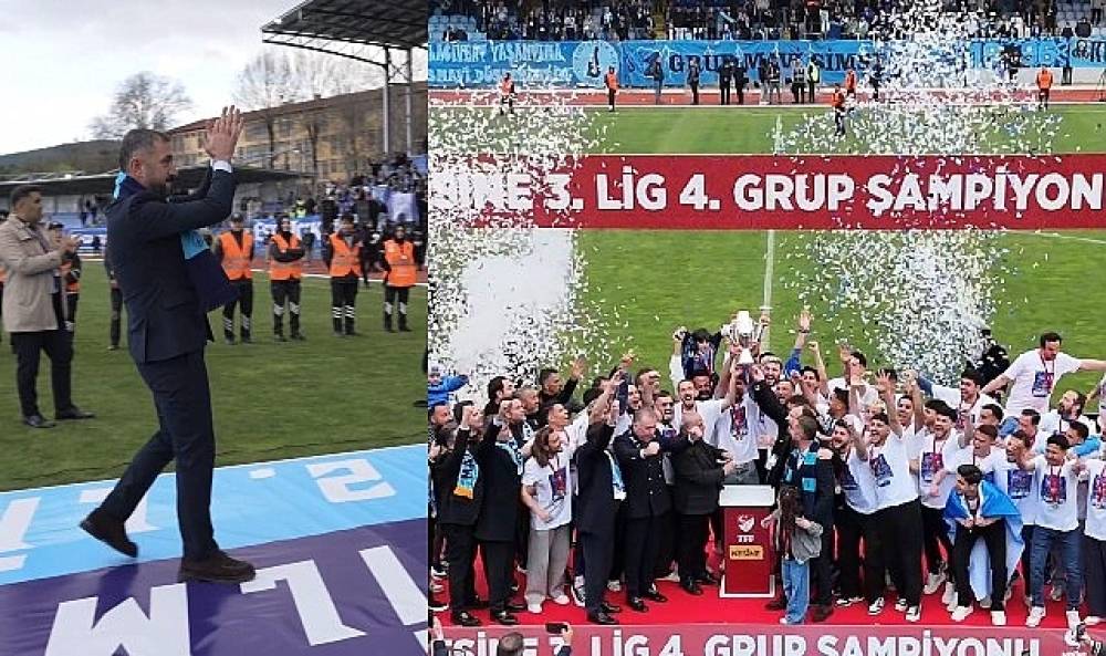 K&uuml;tahyaspor, 24 yıl sonra TFF 2. Lig'e y&uuml;kseldi.