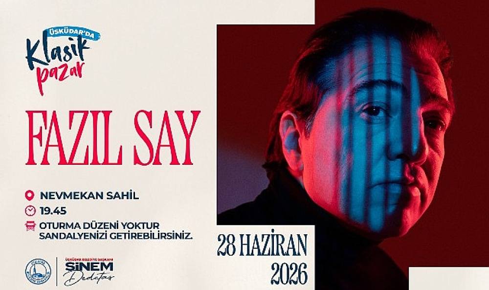 &Uuml;sk&uuml;dar'ın &Ouml;d&uuml;ll&uuml; Klasik Pazar Konserleri Fazıl Say ile Yeni Sezona Merhaba Diyor