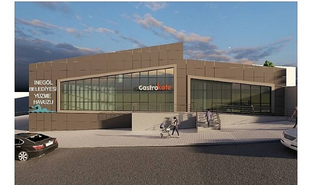 İneg&ouml;l Belediyesi Yeni Havuz İ&ccedil;in &Ccedil;alışmalara Başladı