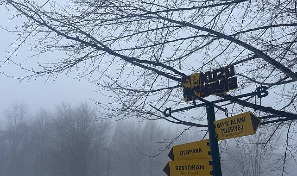 Kuzuyayla'da bayram ve kar sevinci bir arada