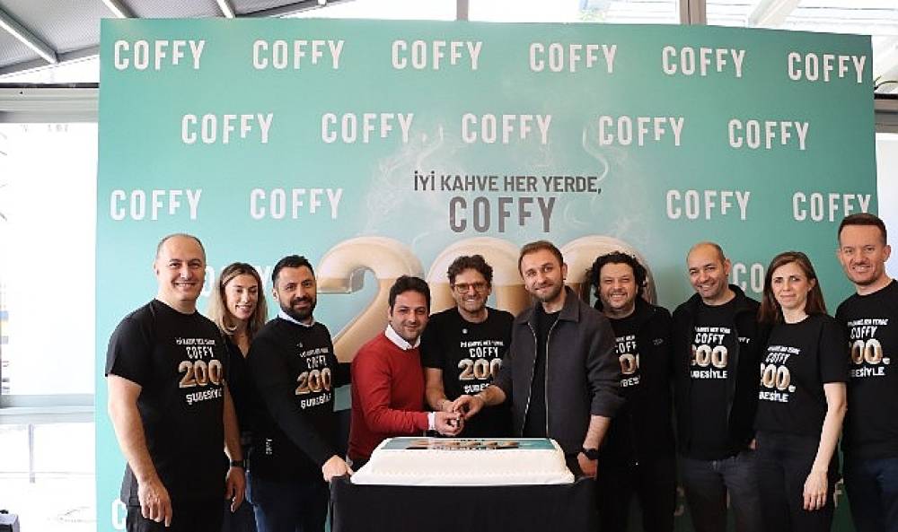 Coffy, 200'&uuml;nc&uuml; mağazasını Ankara   Y&uuml;ksek Hızlı Tren Garı'nda a&ccedil;tı
