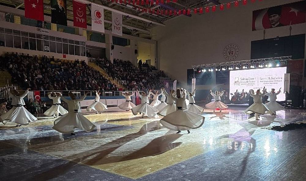 Konya B&uuml;y&uuml;kşehir T&uuml;rk Tasavvuf Musikisi ve Sema Topluluğu Afyonkarahisar'da Sema Mukabelesi Ger&ccedil;ekleştirdi