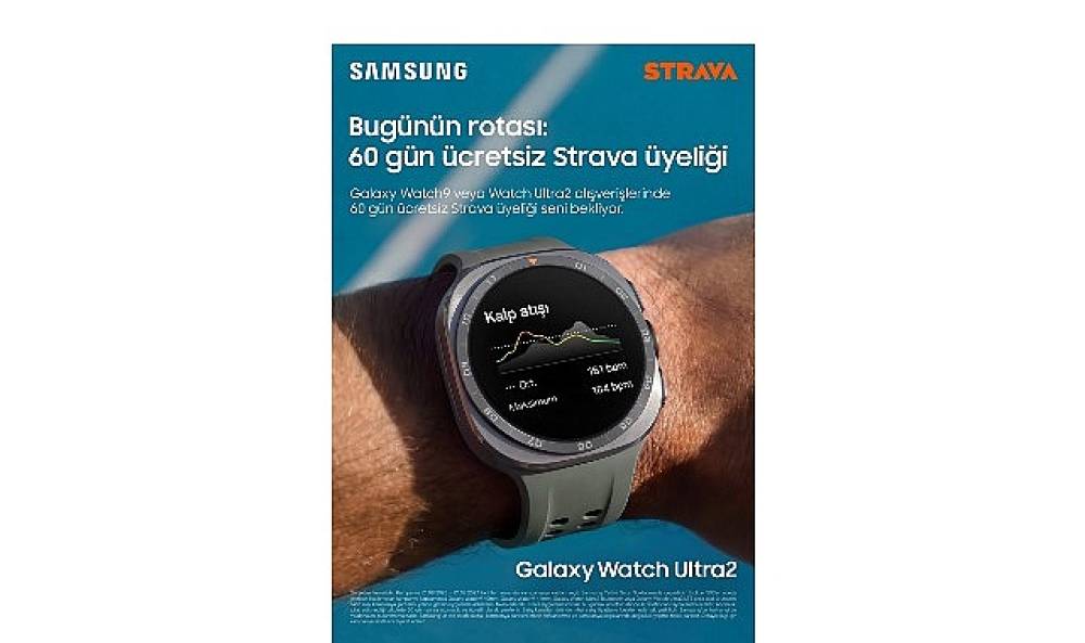 Samsung'dan yeni Galaxy Watch kullanıcılarına &ouml;zel 60 g&uuml;nl&uuml;k Strava Premium deneyimi