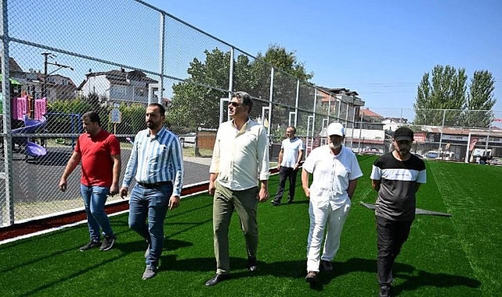 Başkan Kocaman &Ccedil;alışmaları Yerinde İnceledi