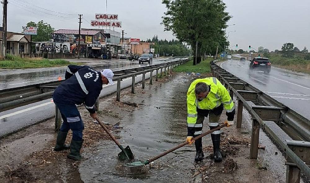 B&uuml;y&uuml;kşehir kuvvetli sağanak sınavını başarıyla ge&ccedil;ti