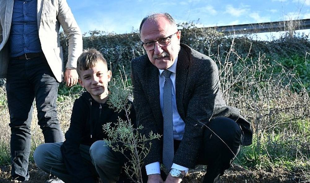 Belediye Başkanı Nergiz Karaağaçlı Öztürk'ten Fidan Dikimine Destek