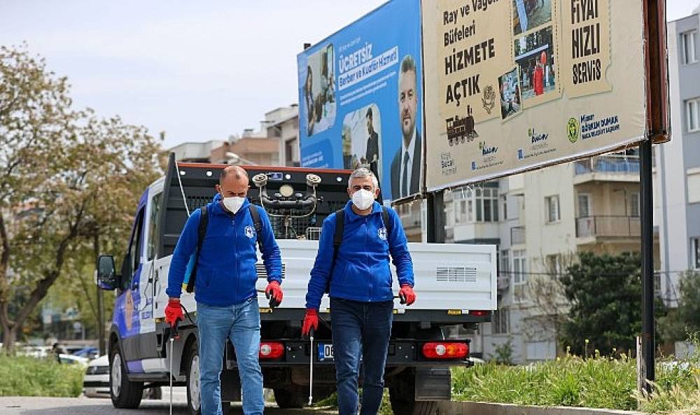 Buca'da vekt&ouml;rle m&uuml;cadele i&ccedil;in ekipler sahada