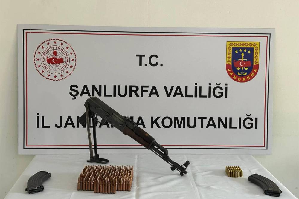 Şanlıurfa’da jandarmadan ruhsatsız silah operasyonu