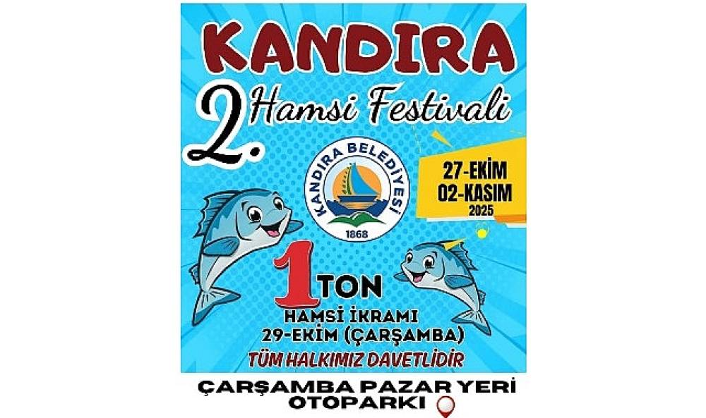 Kandıra'da Hamsi Festivali Coşkusu Yeniden Başlıyor!