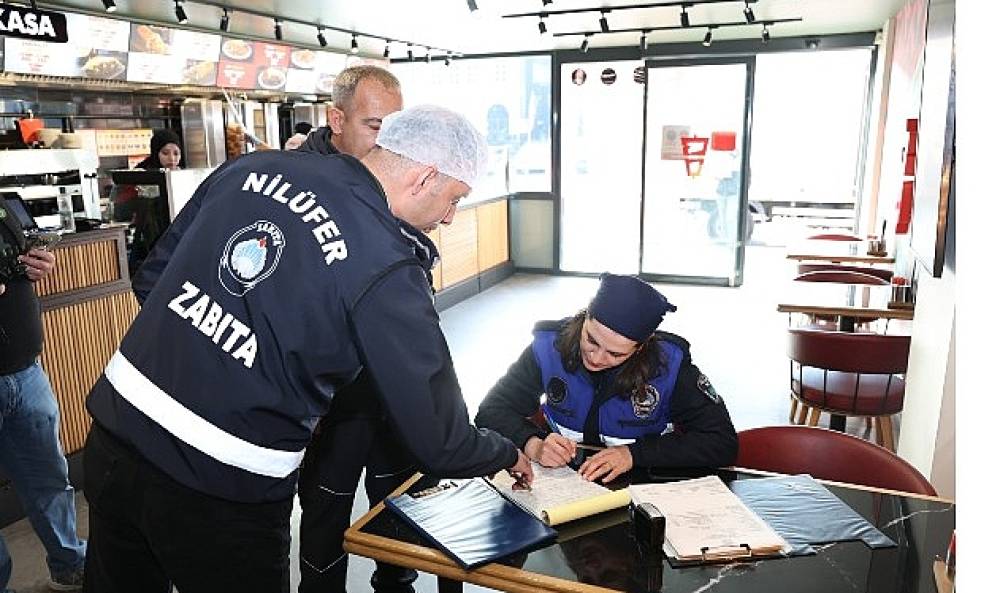 Nilüfer'de zincir restoranlara sıkı denetim