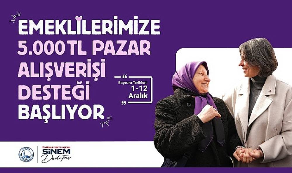 Üsküdar Belediyesi'nin “Emeklilere Pazar Alışverişi Desteği
