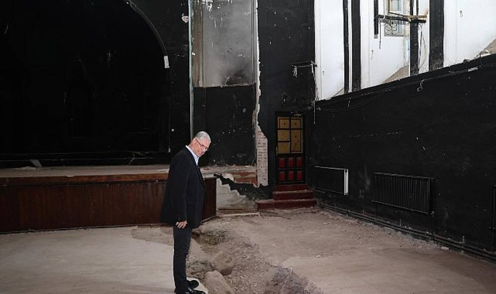 Tarihi K&uuml;lt&uuml;r Merkezindeki Restorasyon Sona Yaklaştı