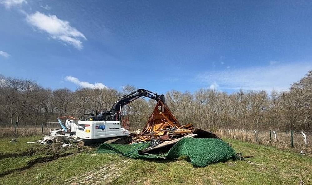 İSKİ, Terkos Havzası'ndaki Ka&ccedil;ak Yapıları Kaldırdı