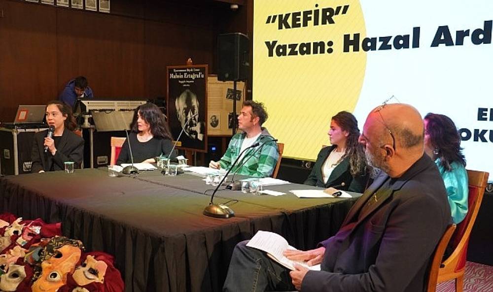 Hazal Ardu&ccedil;'un Oyunu &ldquo;Kefir" Muhsin Ertuğrul Okumalarının Bu Haftaki Konuğu Oldu