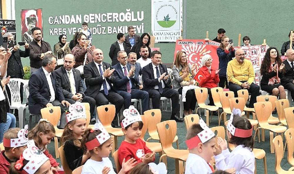 Osmangazi Belediyesi'nin Kreşlerinde Cumhuriyet Coşkusu