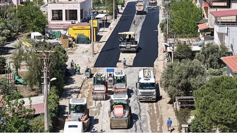 Başkan &Ccedil;er&ccedil;ioğlu'nun &Ccedil;alışmaları ile Akb&uuml;k Yolu Yenileniyor