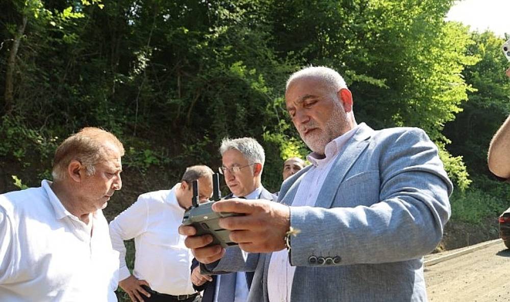 Başkan Sandık&ccedil;ı Sahada: Dronla Yerinde İnceleme 