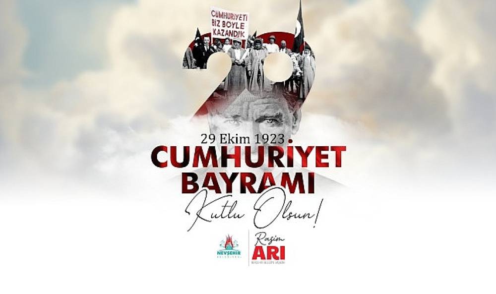 Belediye Başkanımız Rasim Arı'nın Cumhuriyet Bayramı Mesajı