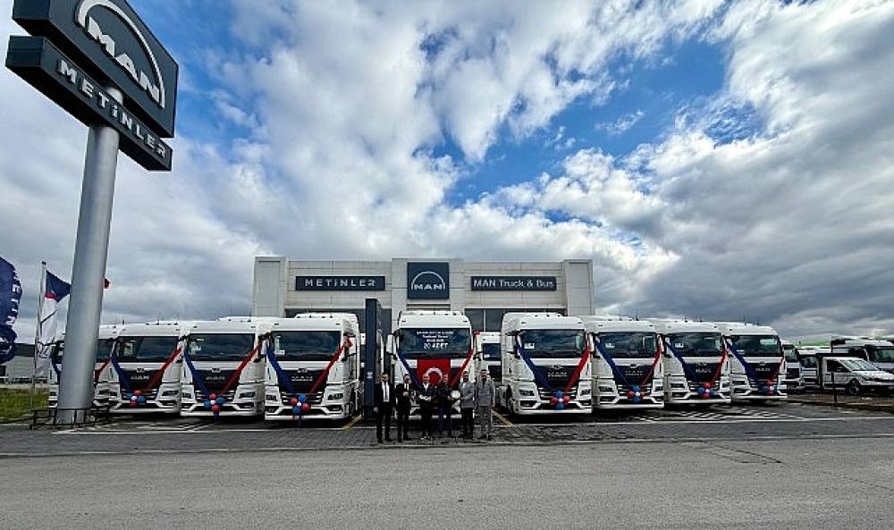  Kayseri'nin k&ouml;kl&uuml; firması Bakır Beton,  operasyonel g&uuml;c&uuml;n&uuml; 20 adet MAN ile pekiştirdi