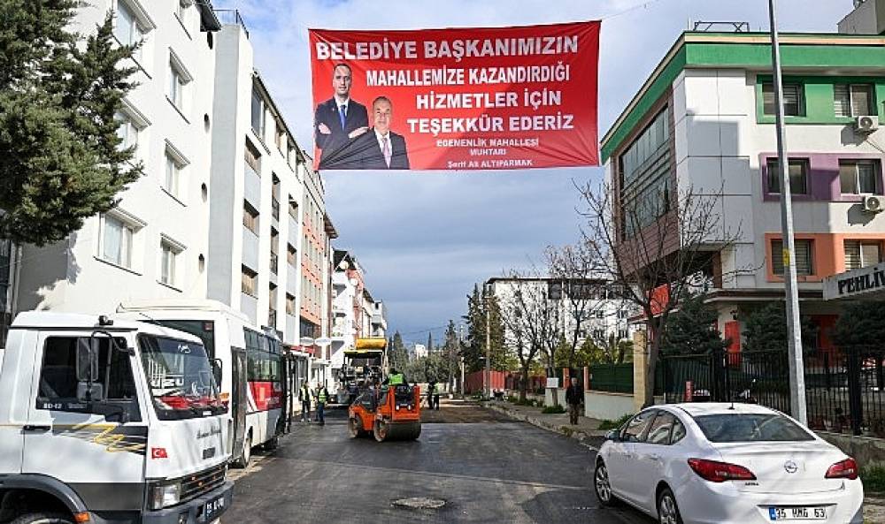 Başkan Eşki sabah mesaisine Egemenlik Mahallesi'nde başladı