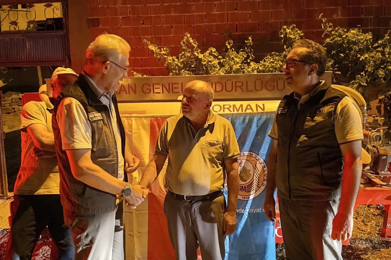 Orman Yangını Fedakarına Teşekkür Ziyareti