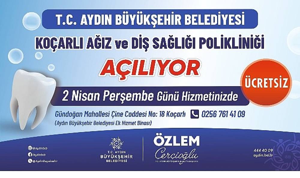 Ko&ccedil;arlı Ağız Ve Diş Sağlığı Polikliniği Hizmete A&ccedil;ılıyor