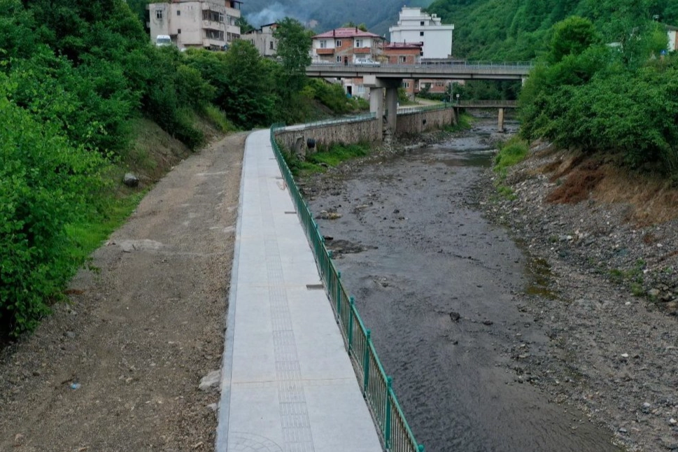 Ordu'da Ilıca Irmağı Boyunca Yeni Yürüyüş Yolu Hizmete Girdi
